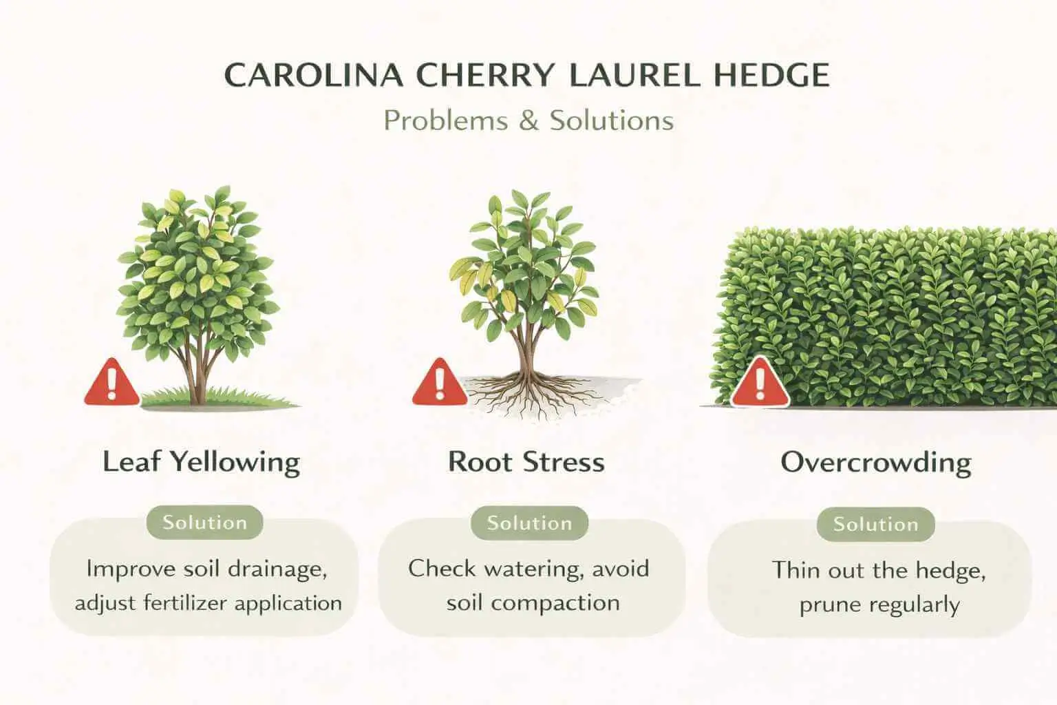 carolina cherry laurel hedge
