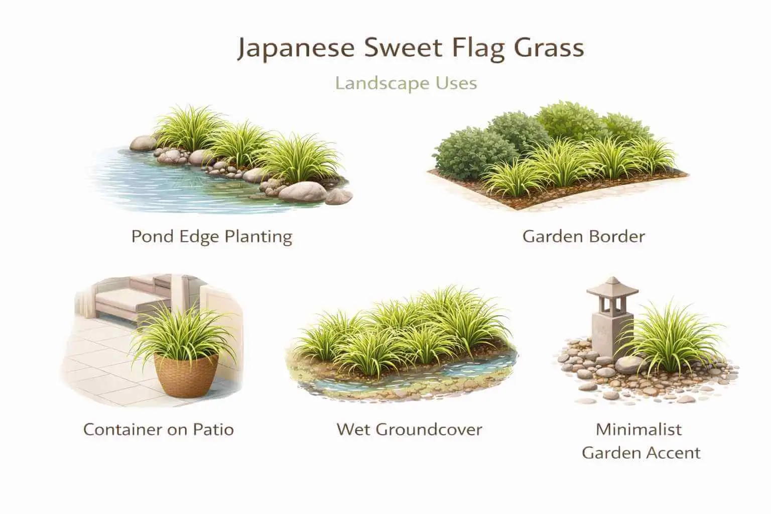 japanese sweet flag grass