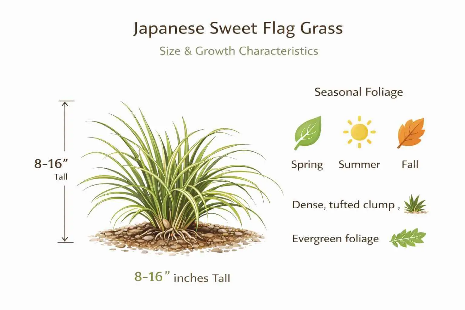 japanese sweet flag grass