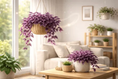 purple heart plant indoor benefits