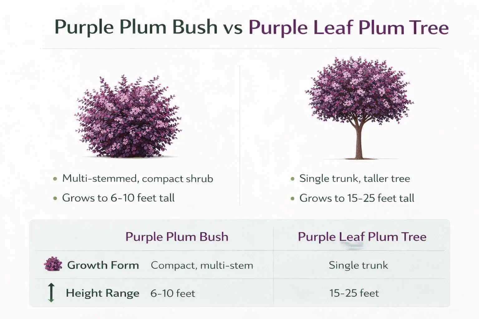 purple plum bush