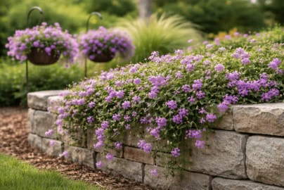 purple trailing lantana