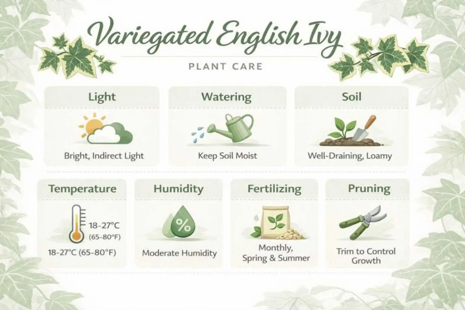 variegated english ivy