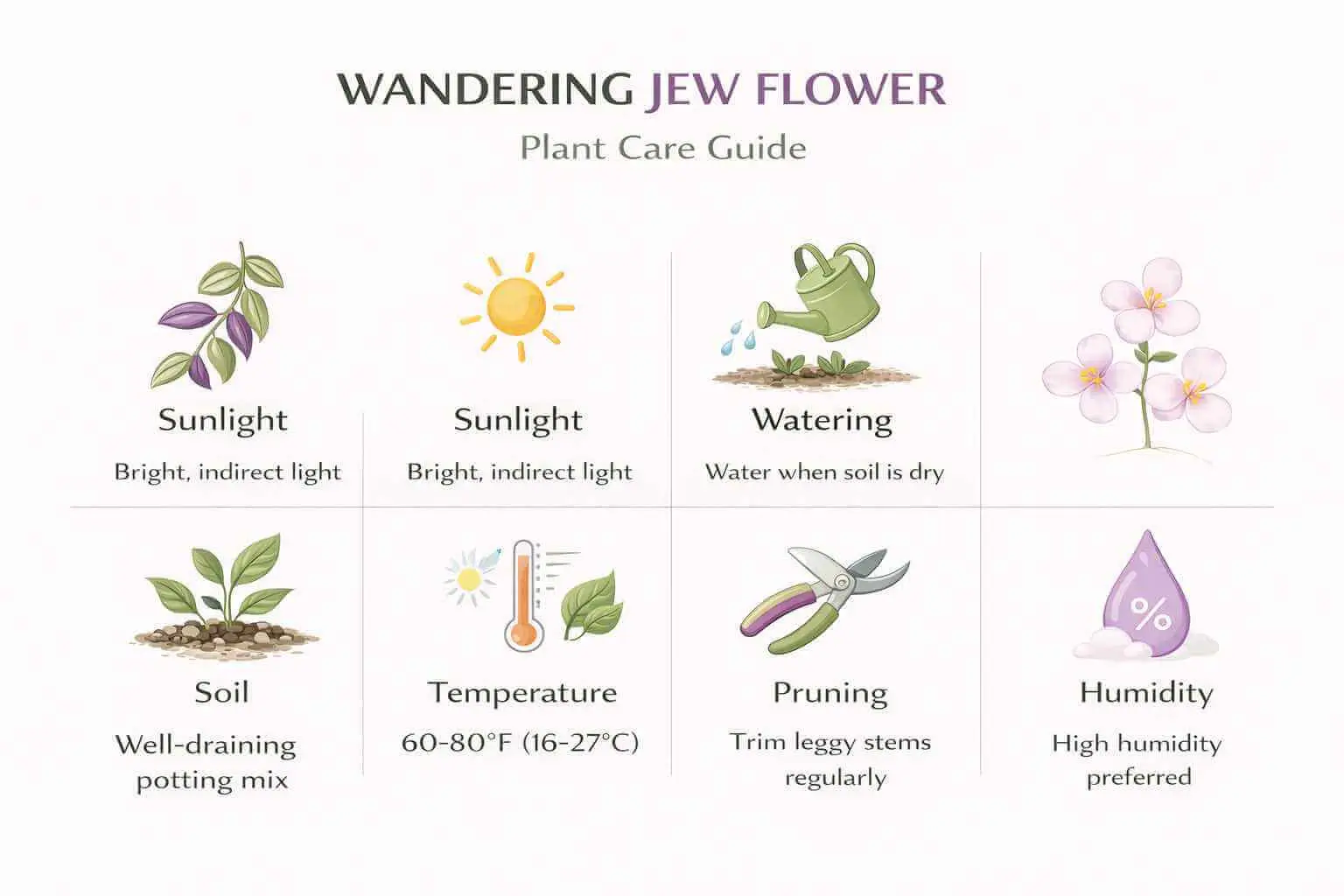 wandering jew flower