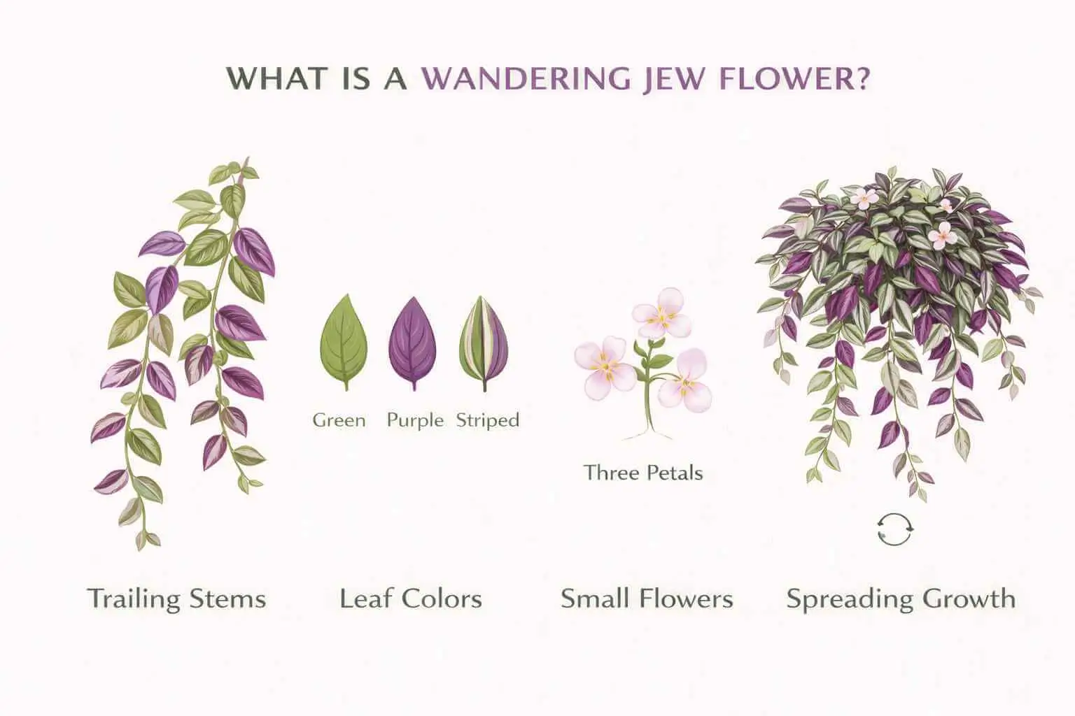 wandering jew flower