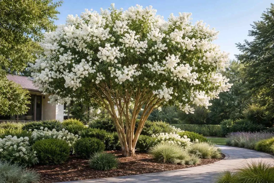 white crepe myrtle