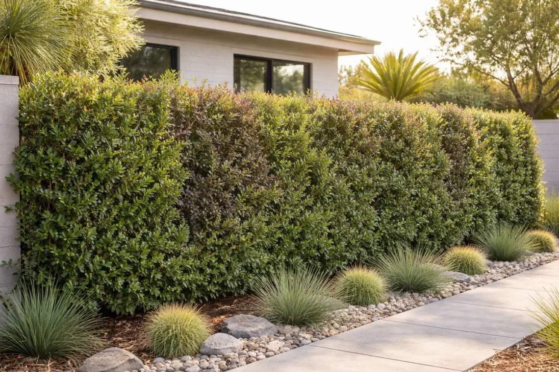 dodonaea viscosa hedge