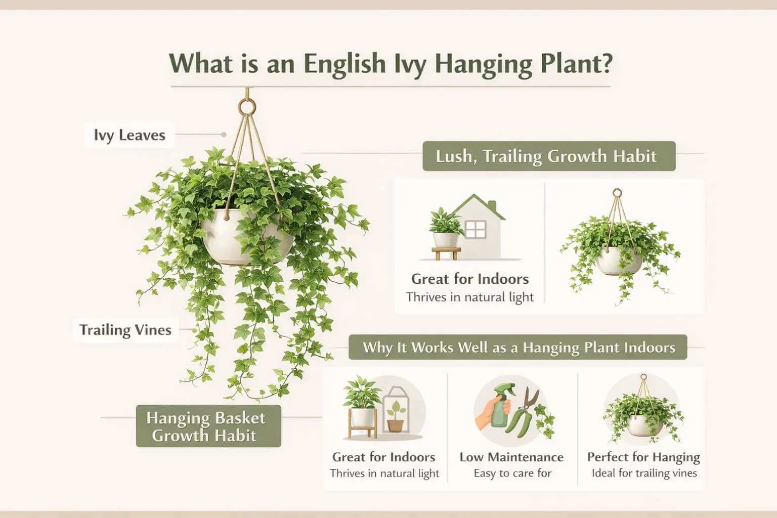 english ivy hanging plant