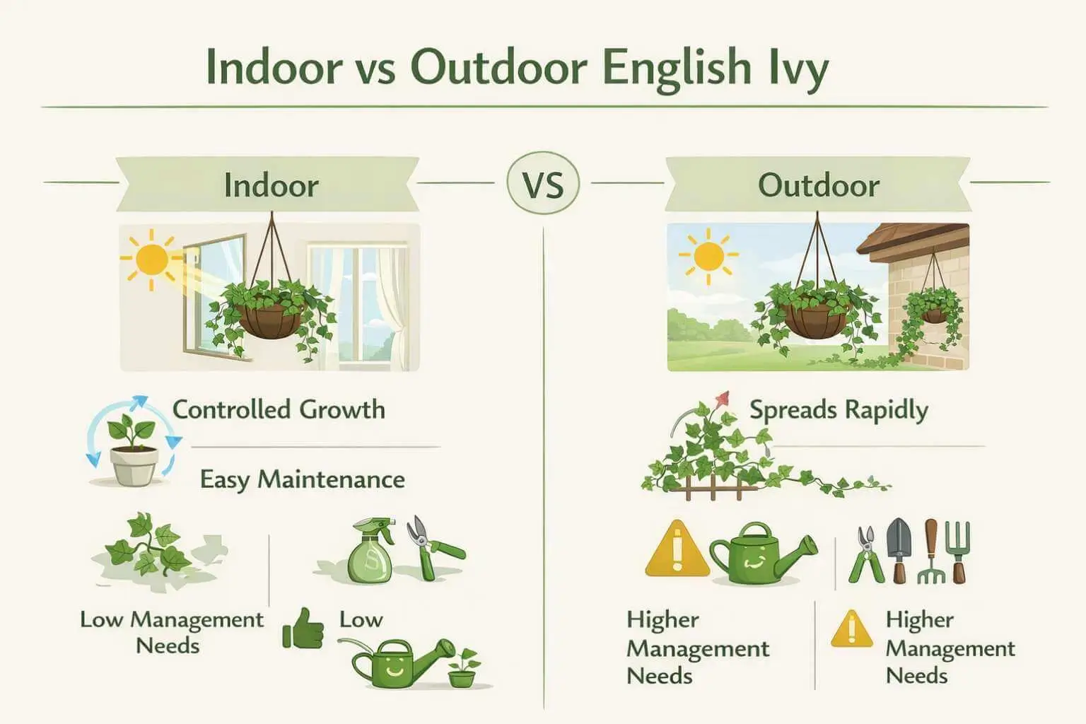 english ivy hanging plant