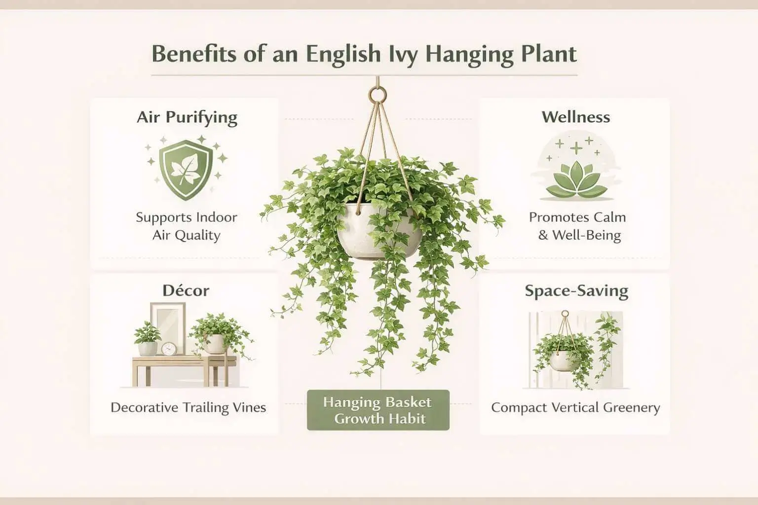 english ivy hanging plant