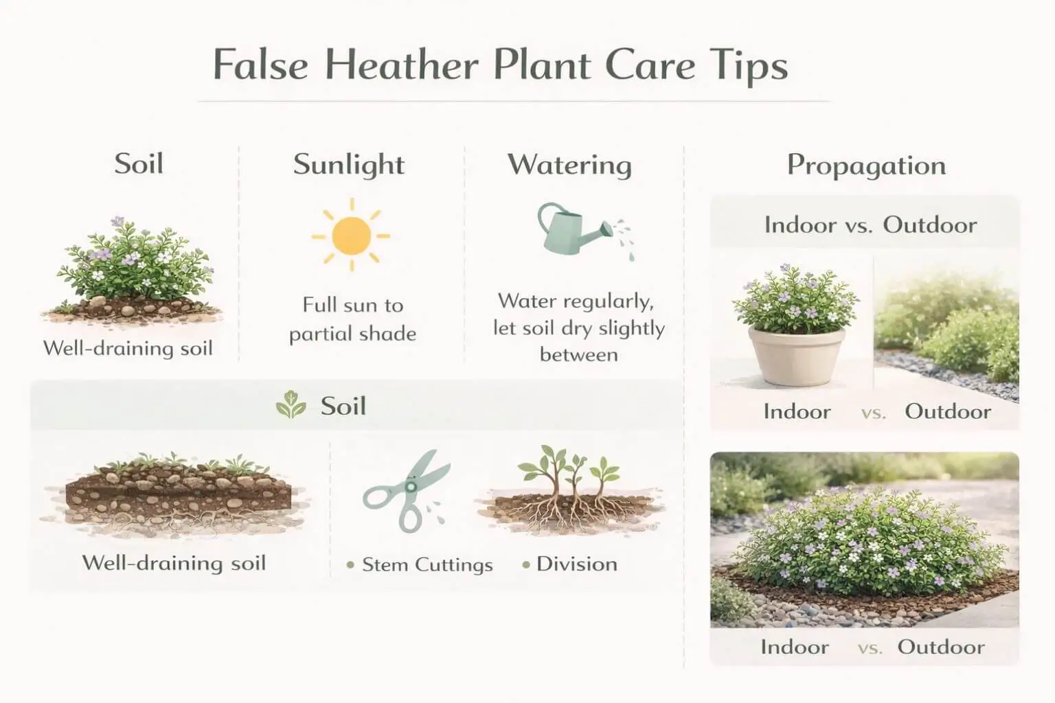 false heather plant