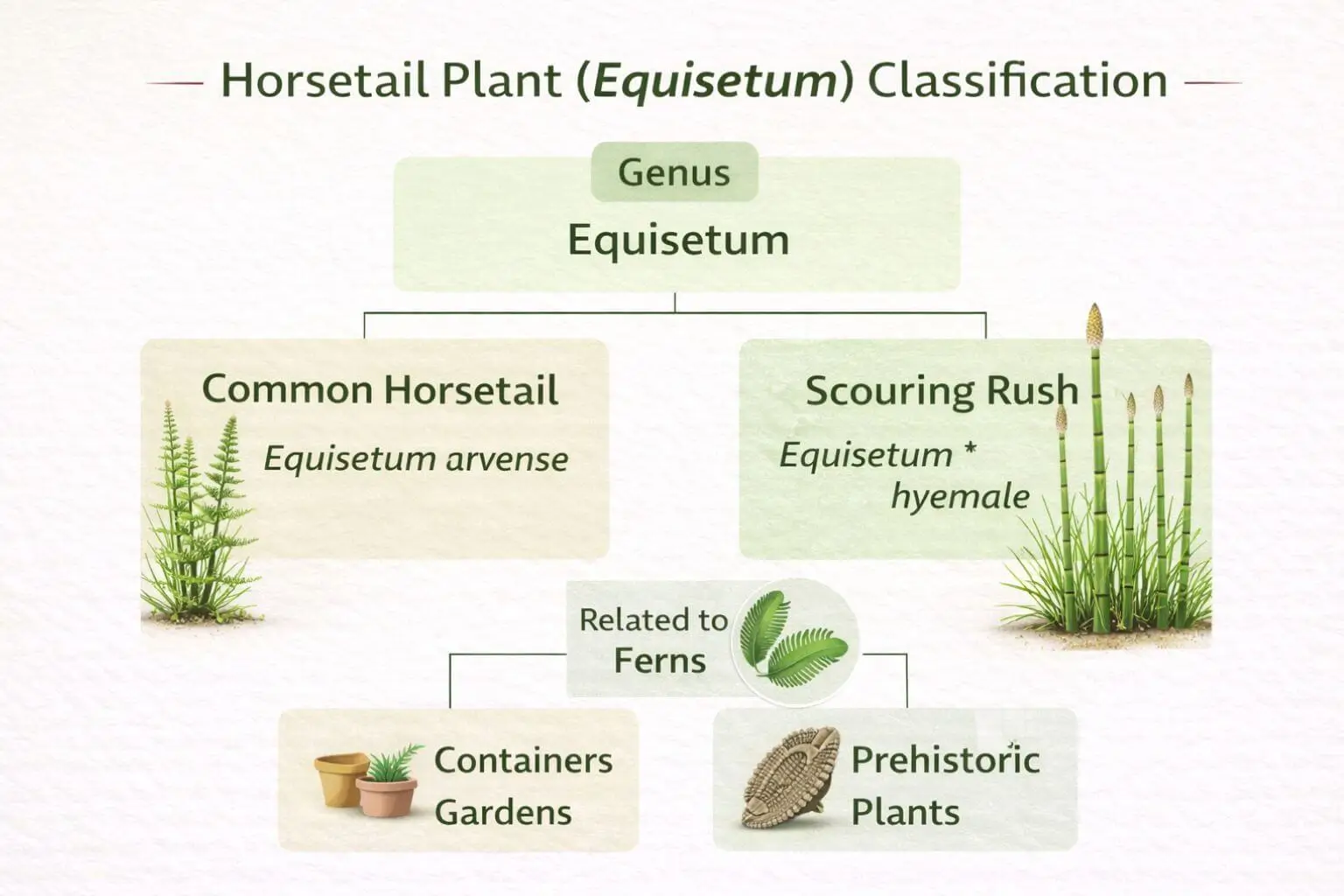 horsetail plants