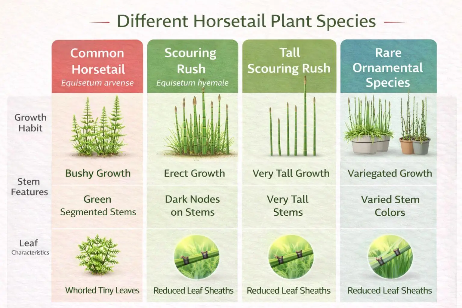 horsetail plants