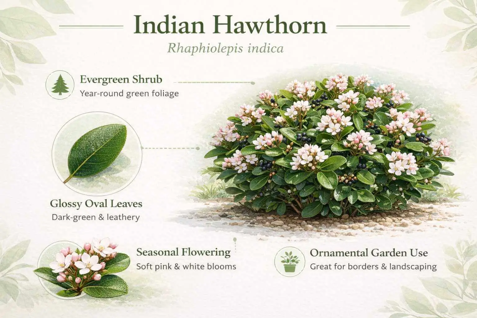 indian hawthorn plant