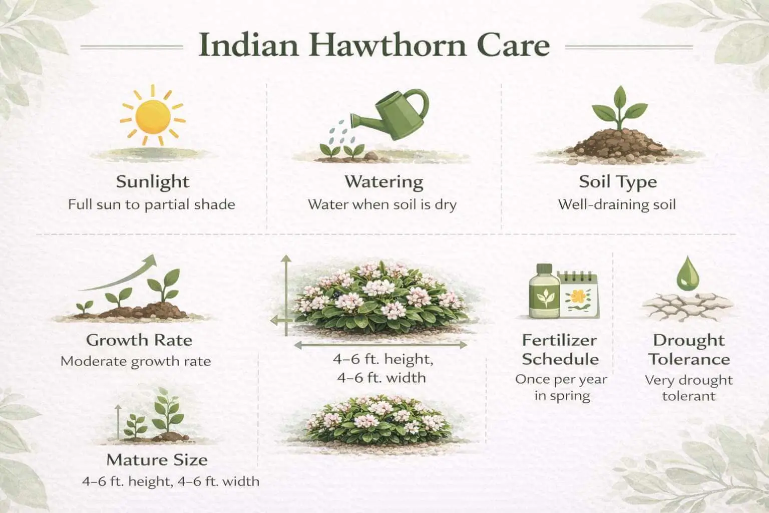 indian hawthorn plant