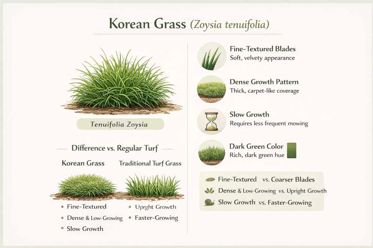 korean grass lawn