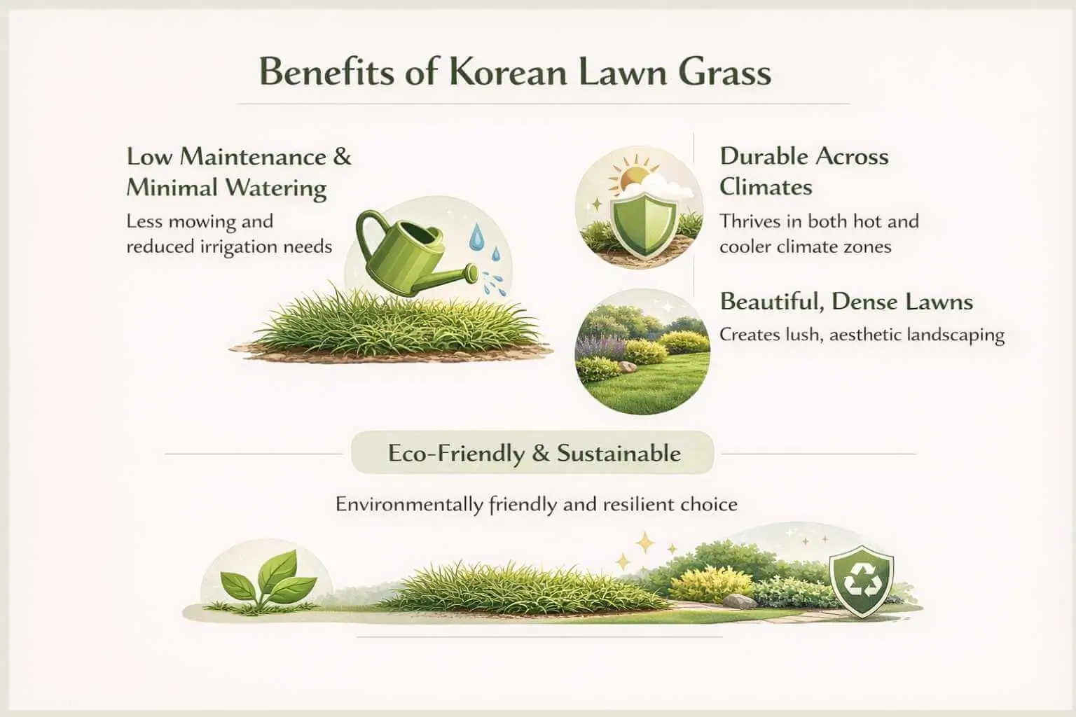 korean grass lawn