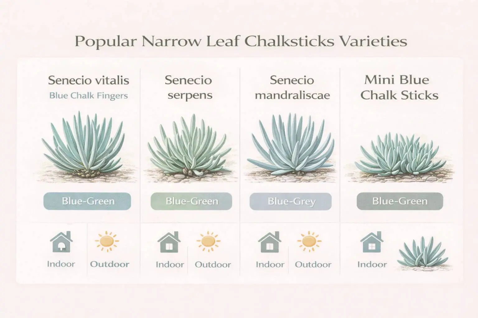 narrow leaf chalksticks