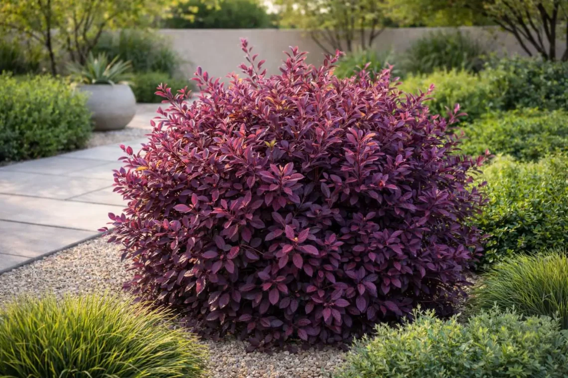 purple hopseed bush