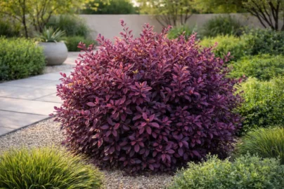 purple hopseed bush