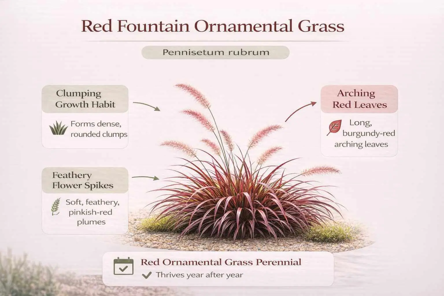 red fountain grass