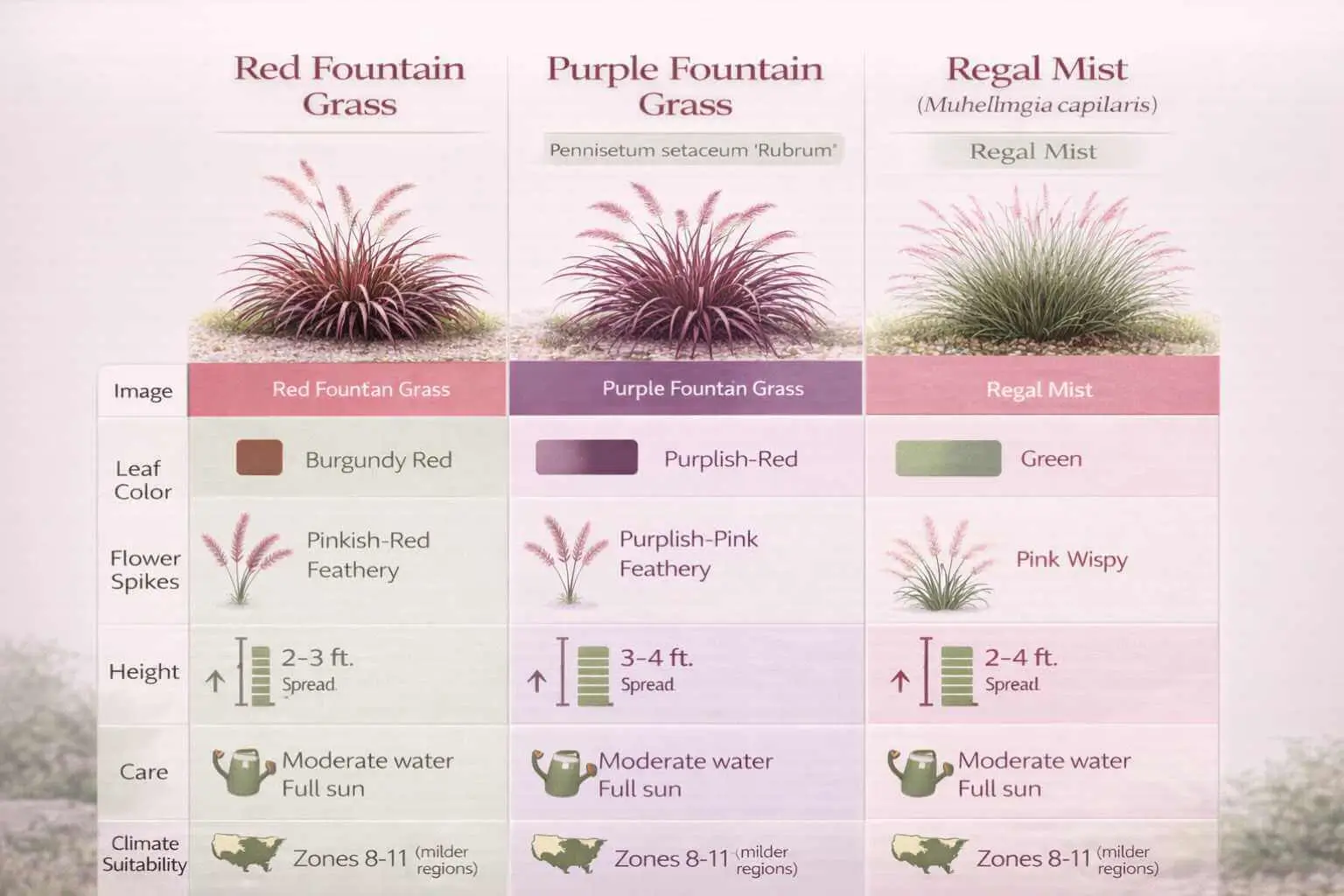 red fountain grass