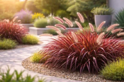 red fountain grass
