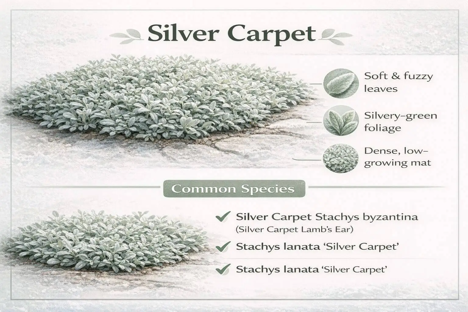 silver carpet plant
