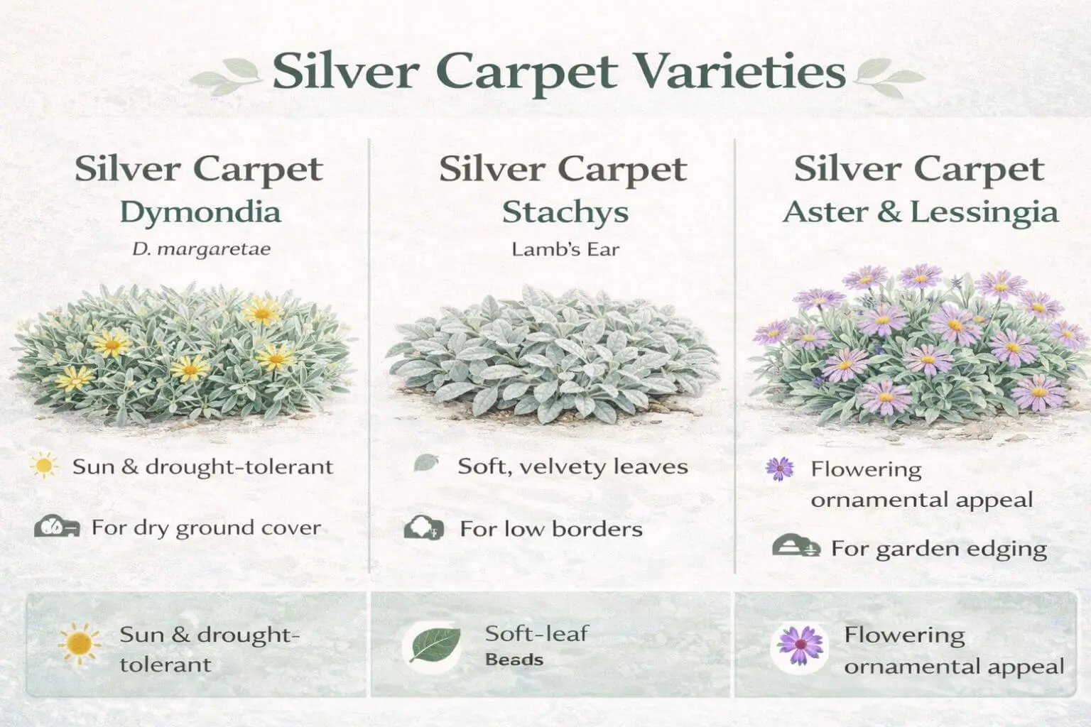 silver carpet plant