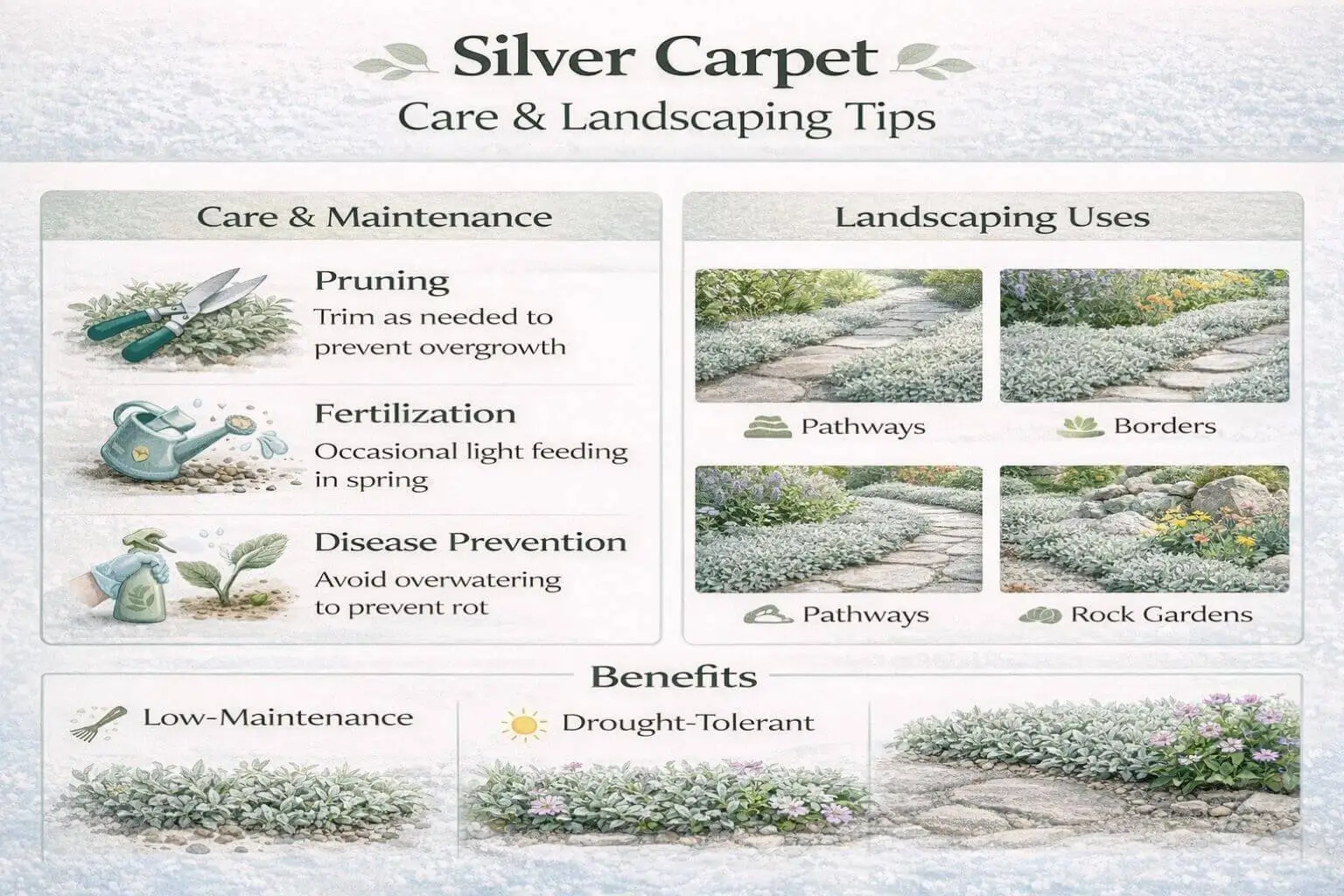 silver carpet plant