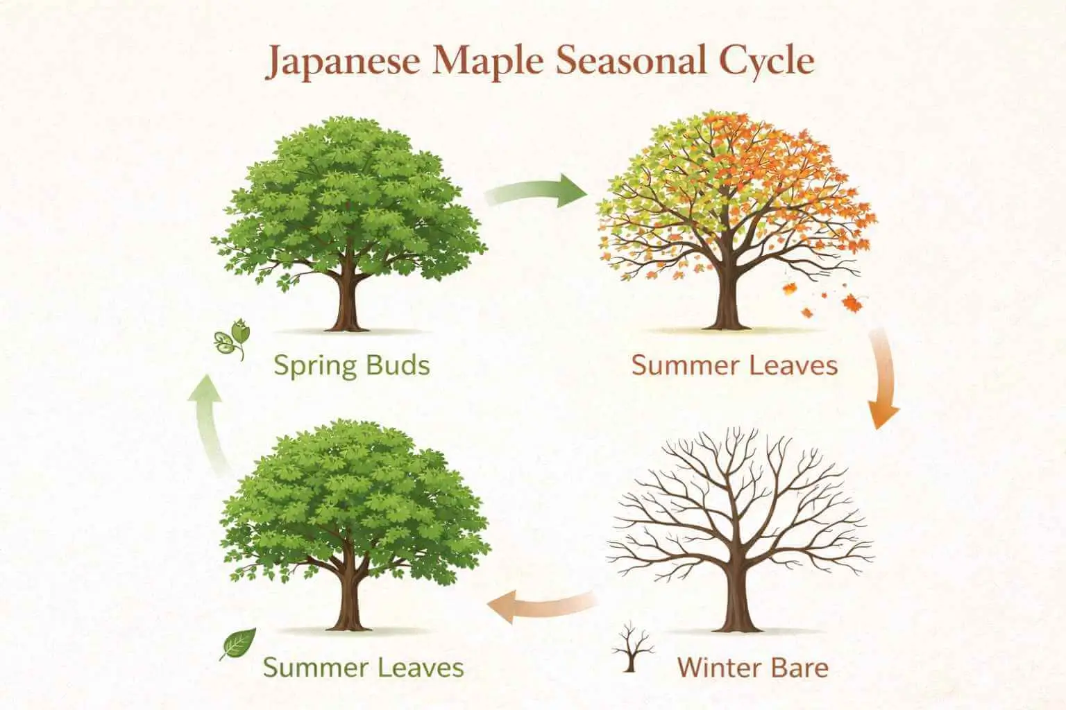 are japanese maples evergreen