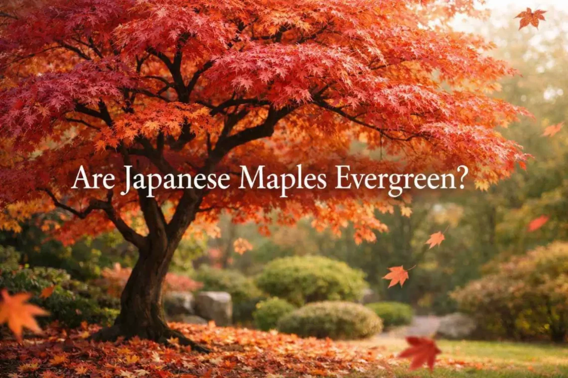 are japanese maples evergreen