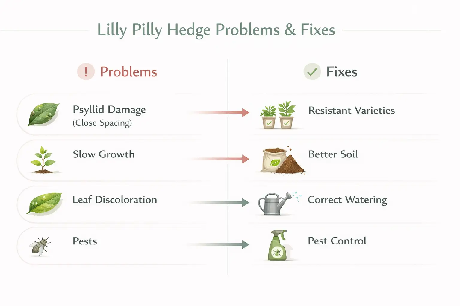 best lilly pilly for hedge