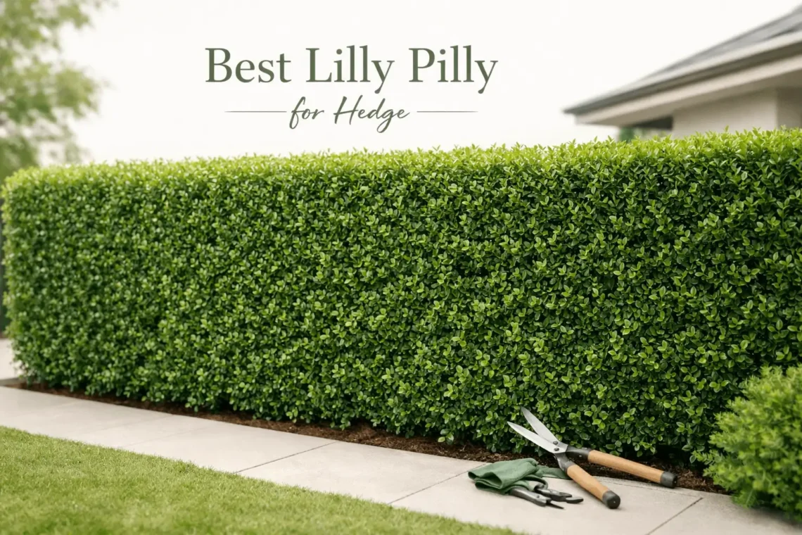 best lilly pilly for hedge