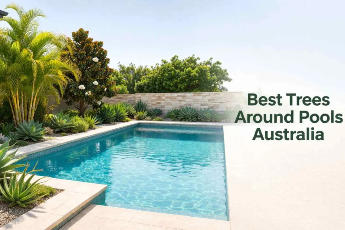 best trees around pools australia