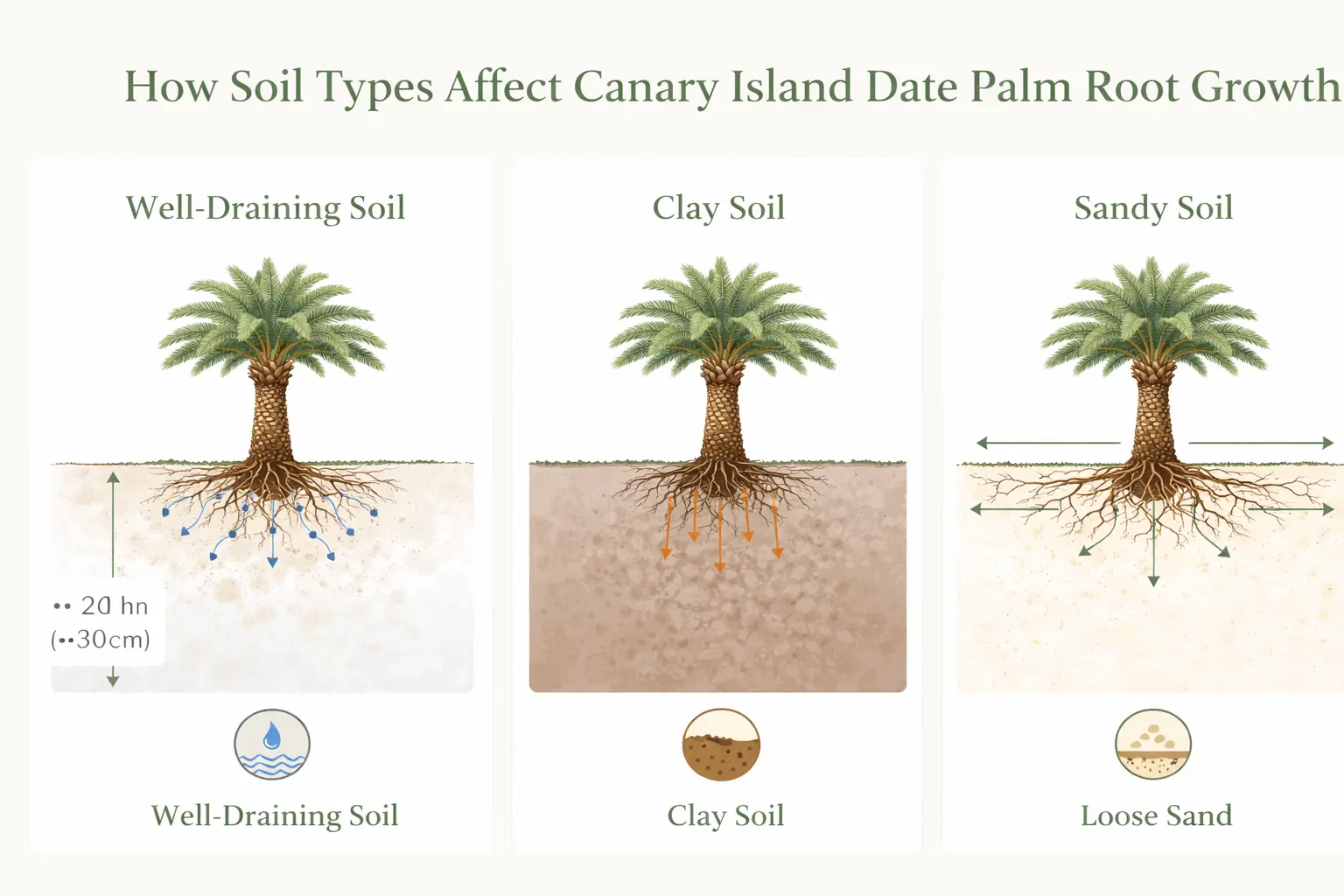 canary island date palm root system