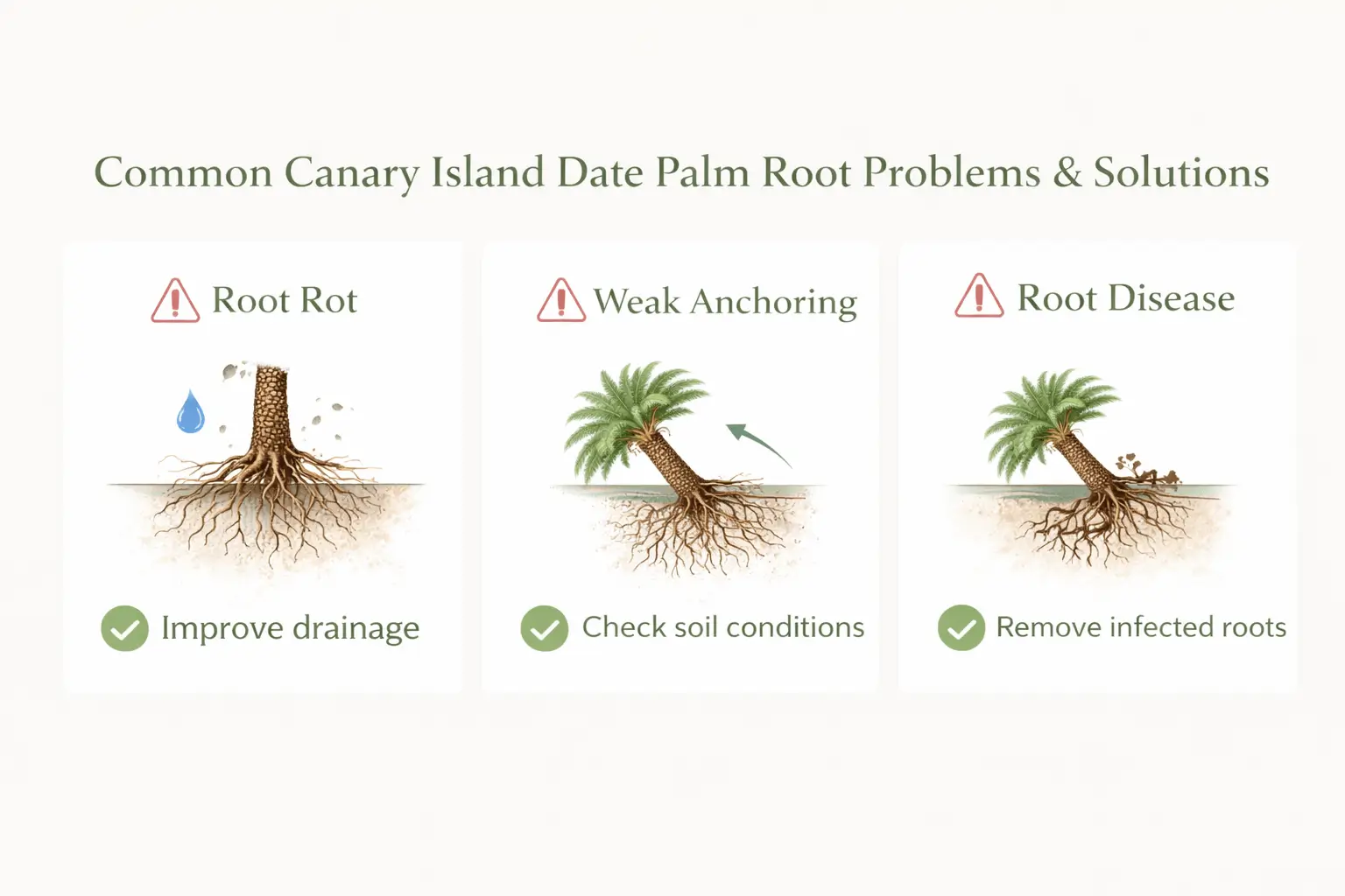canary island date palm root system