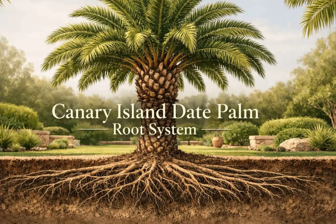 canary island date palm root system