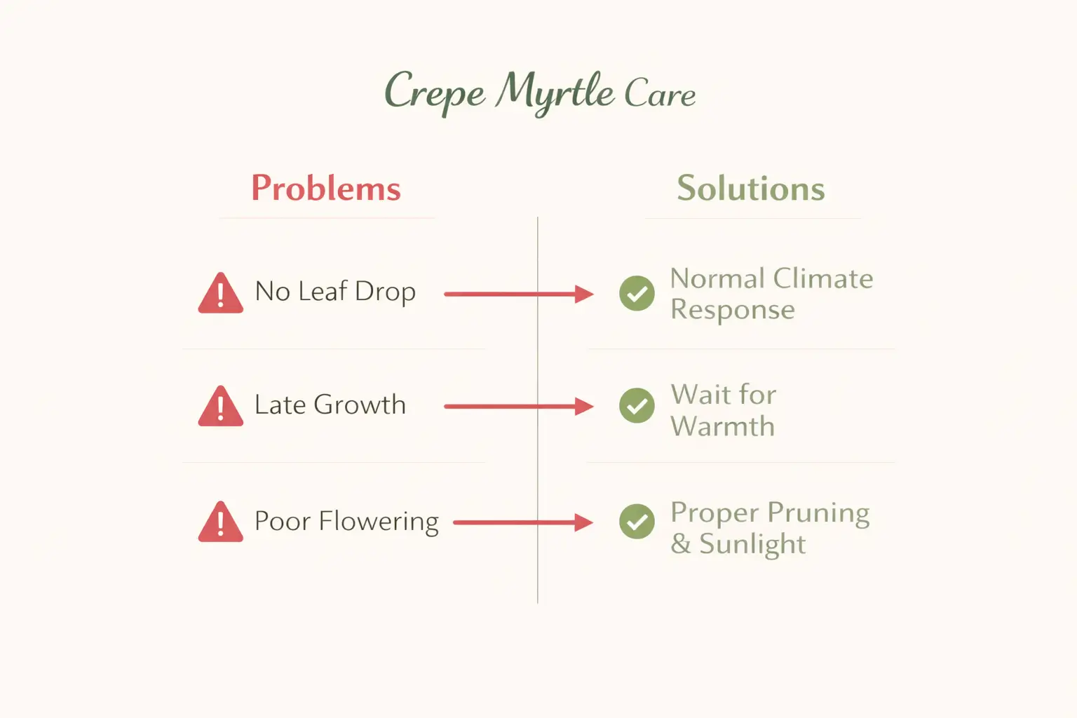 crepe myrtle deciduous or evergreen