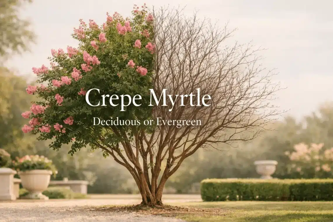 crepe myrtle deciduous or evergreen