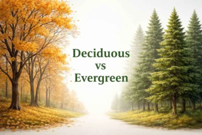 deciduous vs evergreen