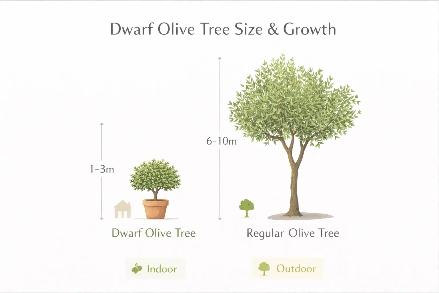 dwarf olive trees
