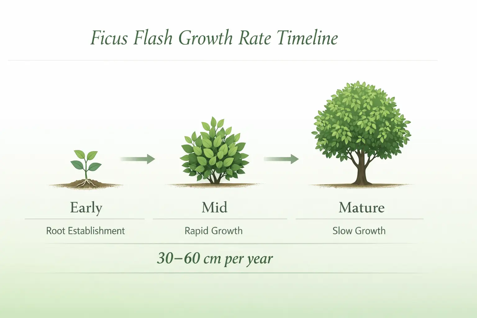 ficus flash growth rate