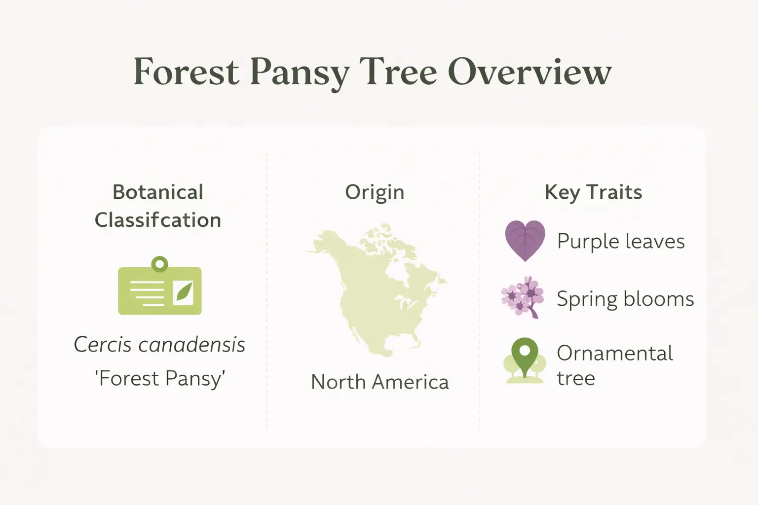 forest pansy tree