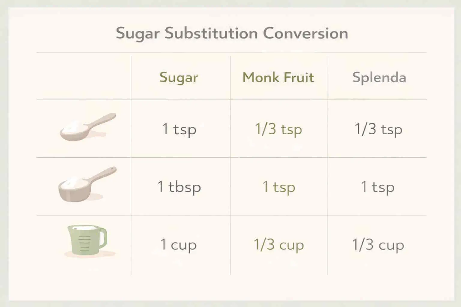 monk fruit vs splenda