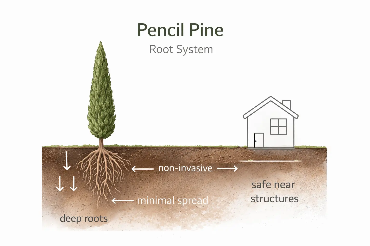 pencil pine