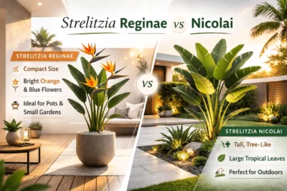 strelitzia reginae vs nicolai