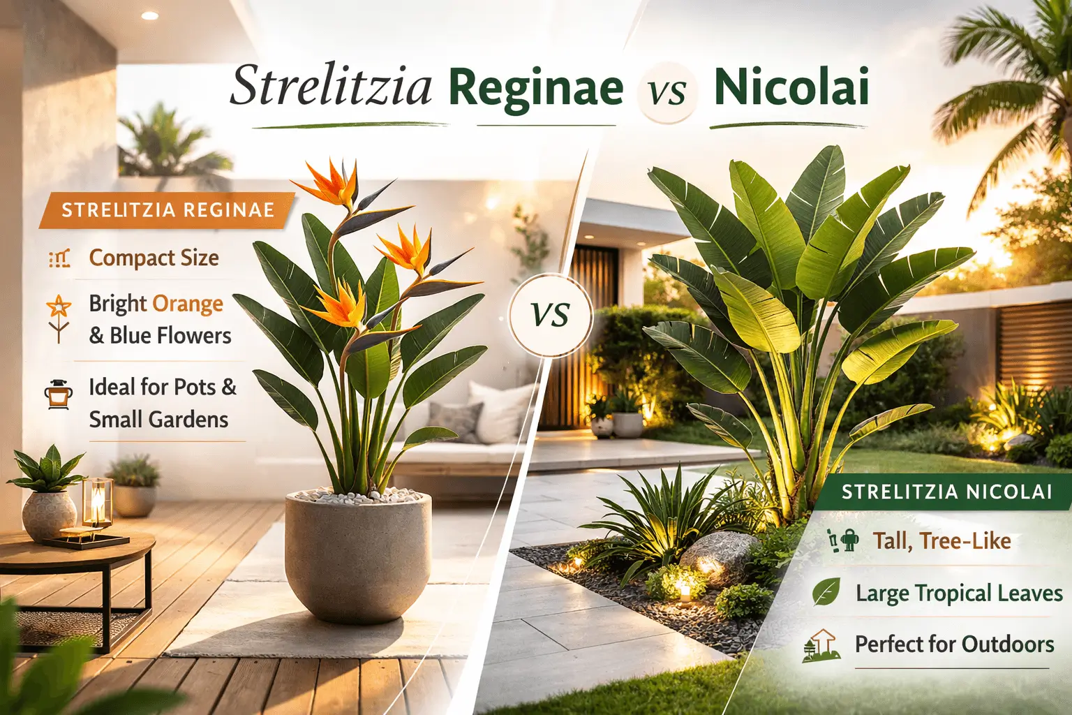 Strelitzia Reginae vs Nicolai: 5+ Key Differences - Greenery Inside