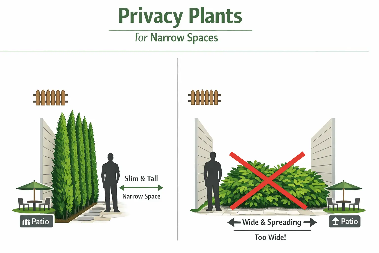tropical privacy plants