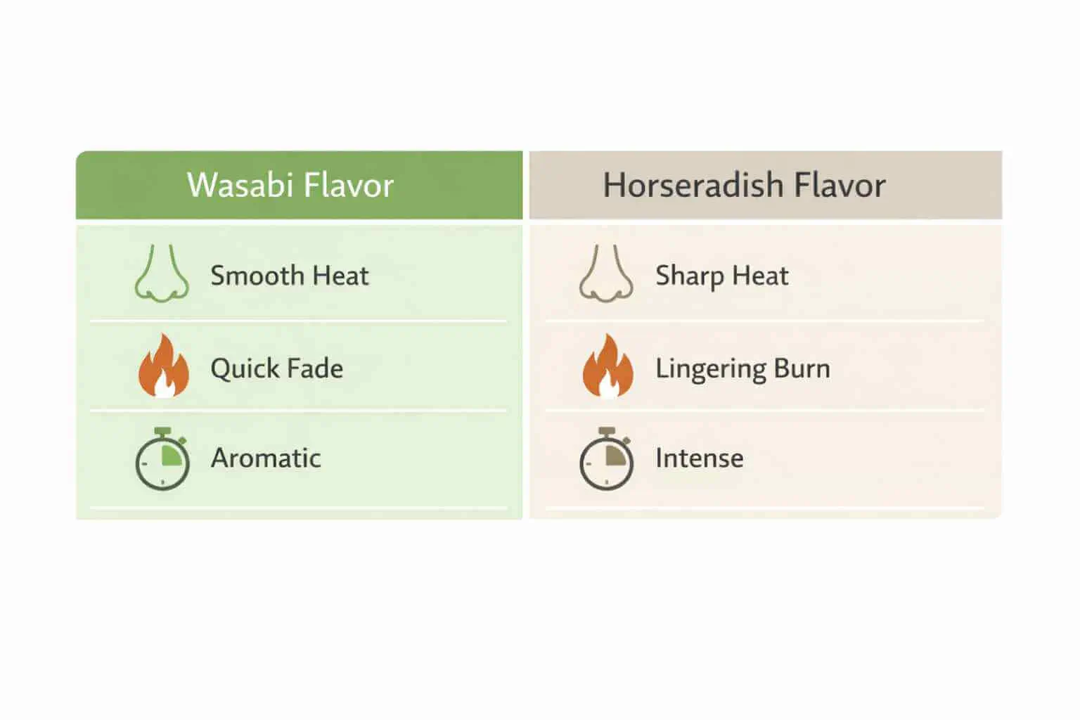 wasabi plant vs horseradish